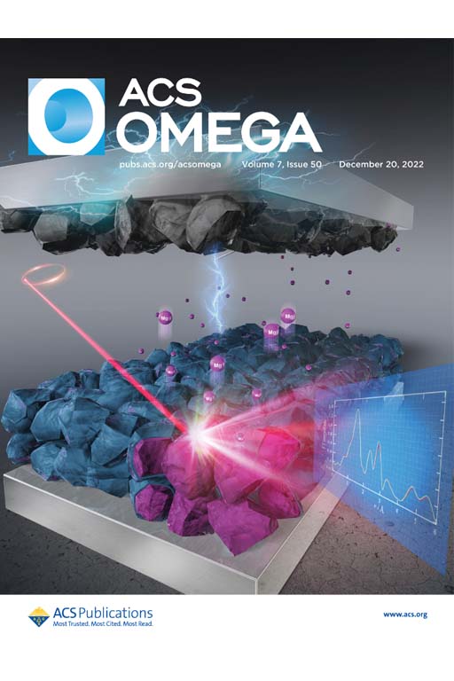 当学科の教員及び大学院生らの研究が、『ACS Omega』誌のSupplementary Coverに選出